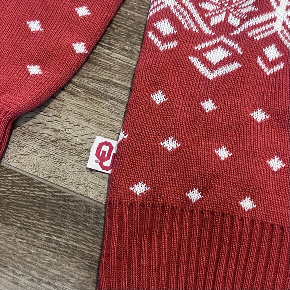 Campus Specialties OU Sweater Mens L Oklahoma university Ugly Christmas - Picture 2 of 11